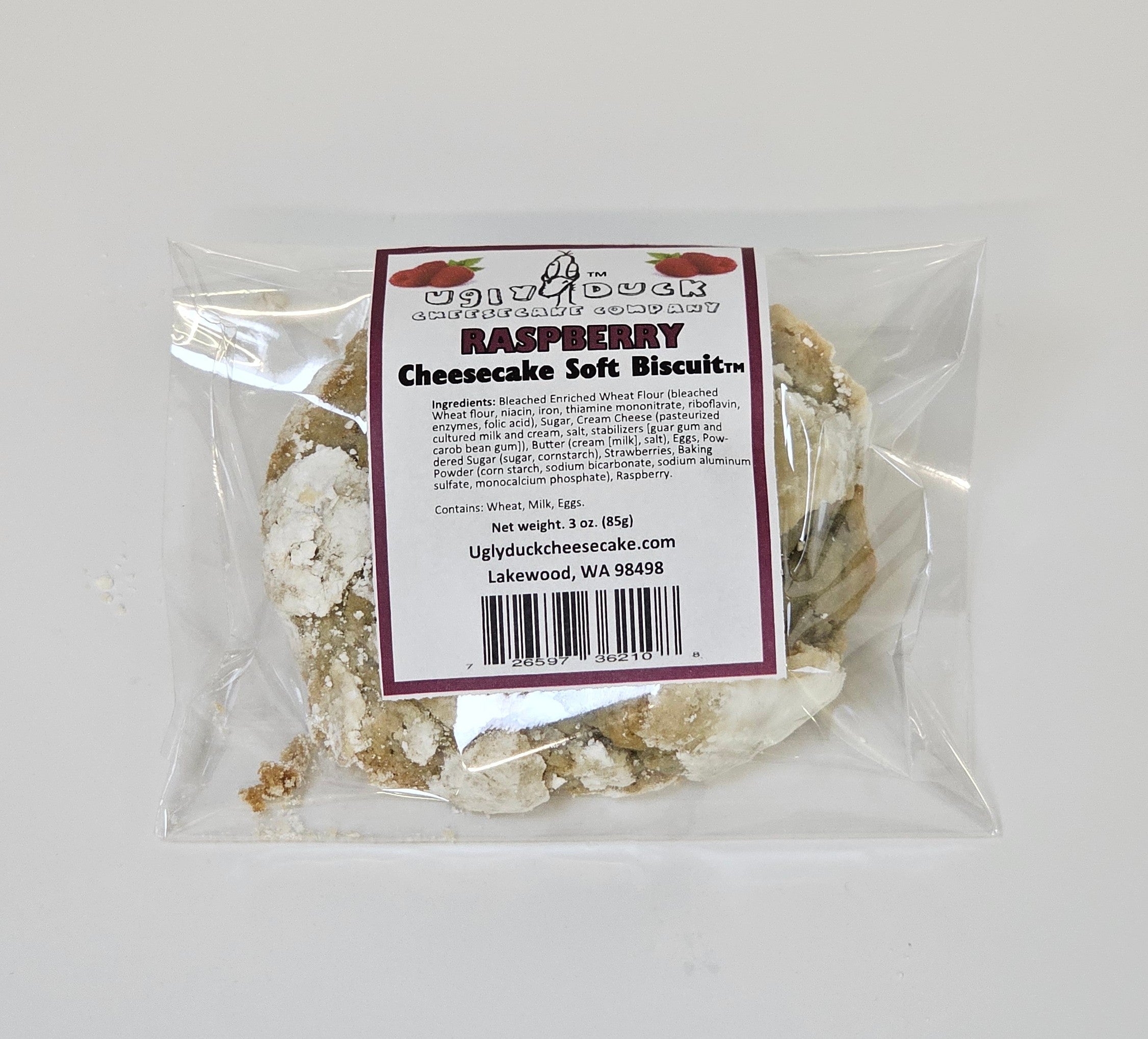 Raspberry Cheesecake Soft Biscuits™ – Ugly Duck Cheesecake Company