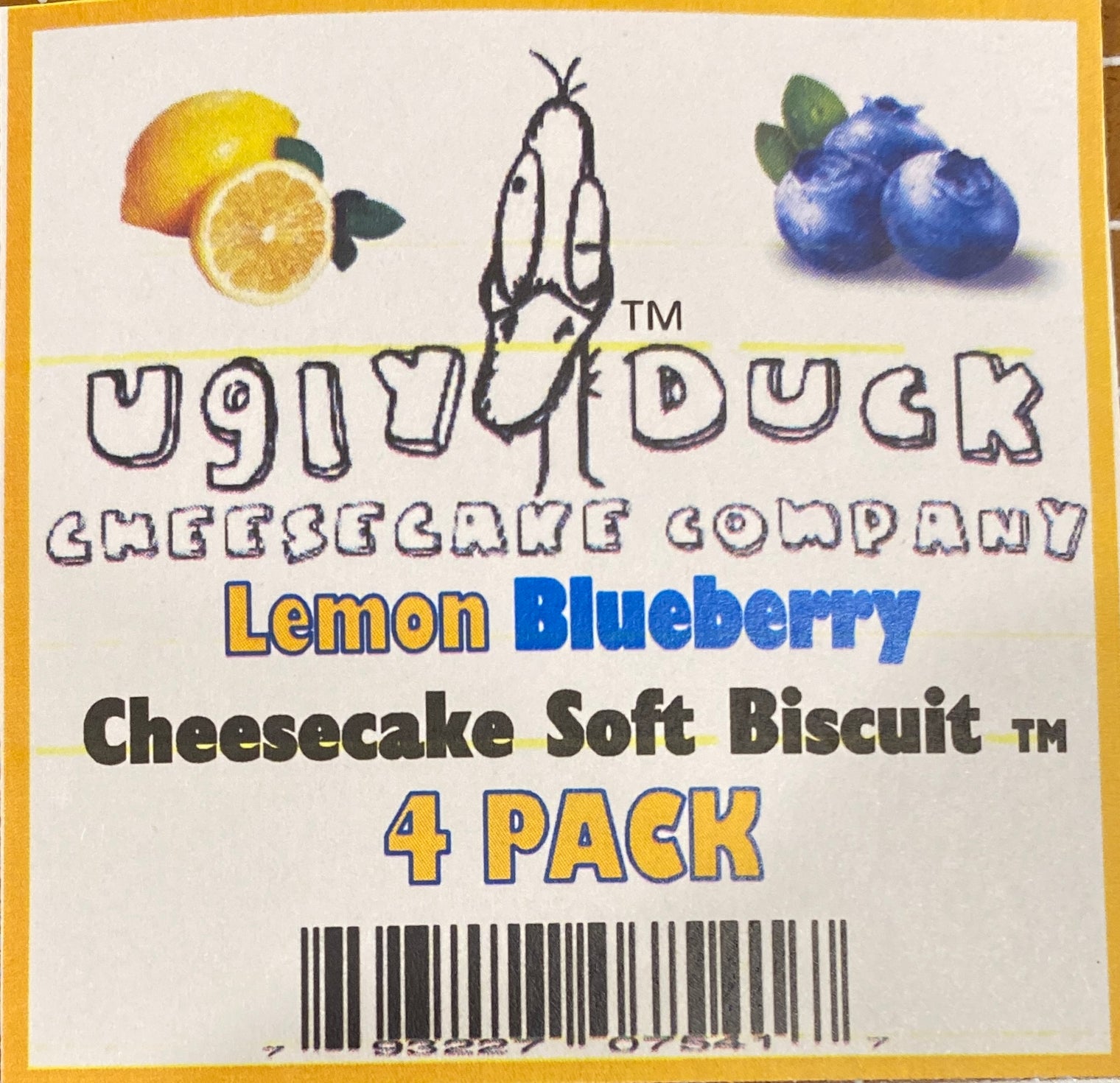 Lemon Blueberry Cheesecake Soft Biscuits™ (4 Pack)