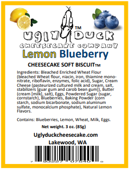 Lemon Blueberry Cheesecake Soft Biscuits™