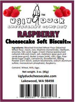 Raspberry Cheesecake Soft Biscuits™ – Ugly Duck Cheesecake Company