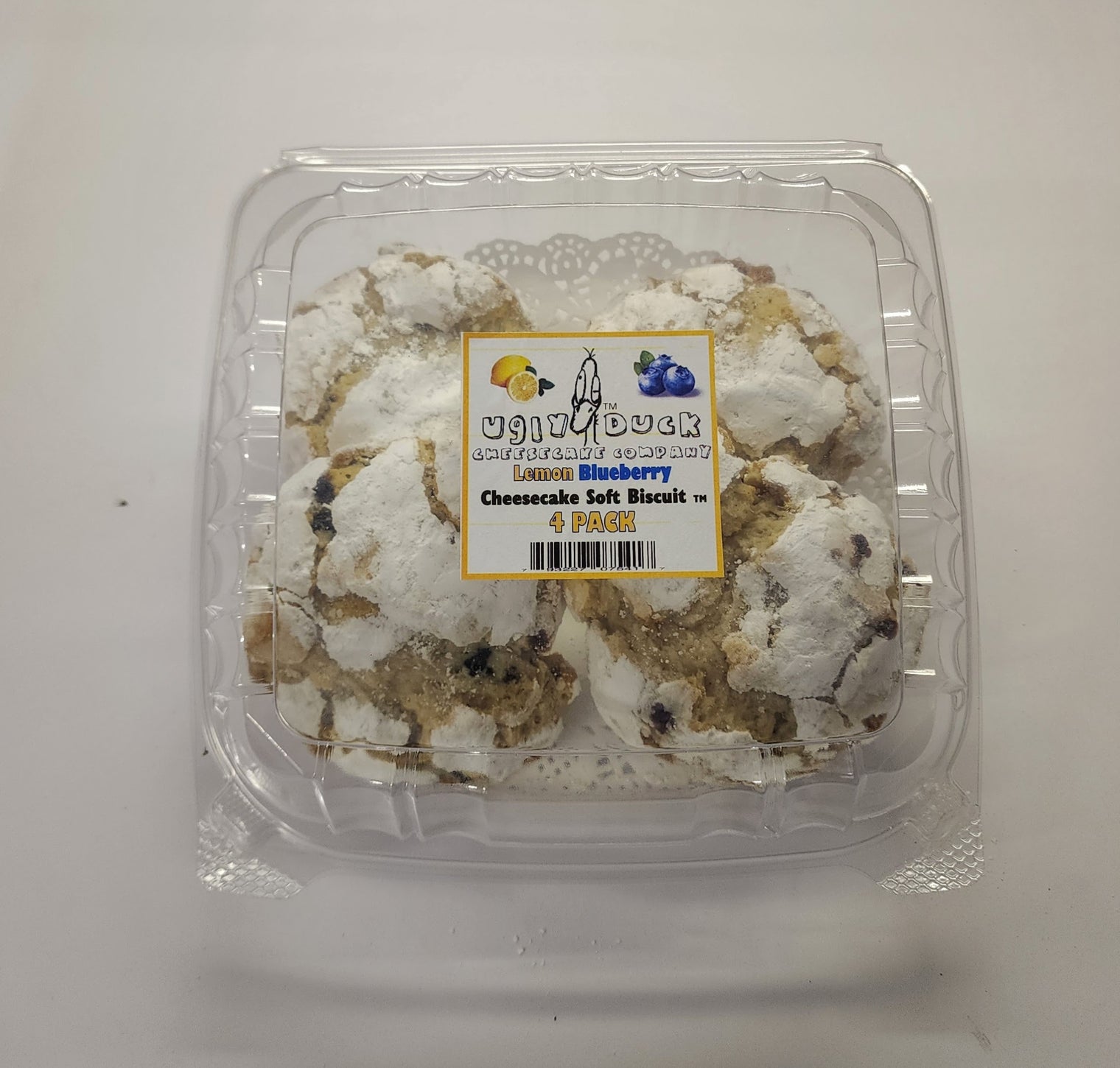 Lemon Blueberry Cheesecake Soft Biscuits™ (4 Pack)